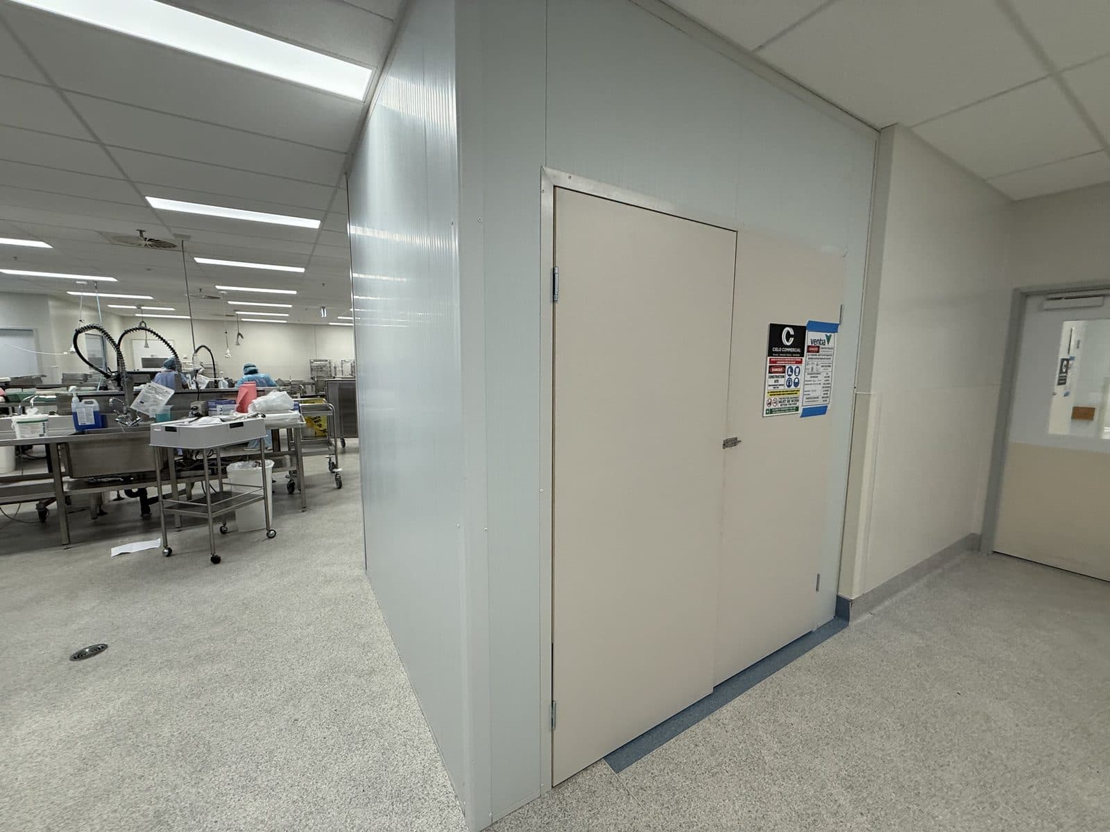 Fit-out works inside Royal North Shore Hospital